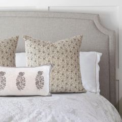 Petite Vintage Floral Cotton Throw Pillow Cover