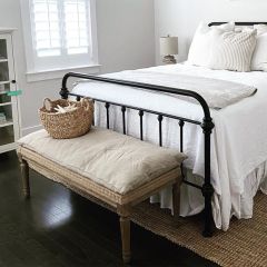 Pillow Top Vintage Inspired Bench