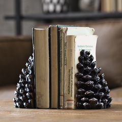 Pine Cone Bookends