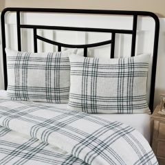 Pine Green Plaid Standard Sham