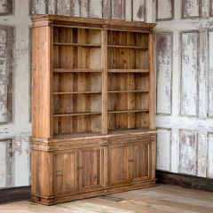 Pine Library Shelving Unit