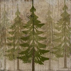 Pine Tree Forest Canvas Wall Art