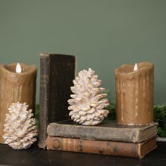 Pinecone Figurine Set of 2