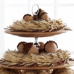Pinecone Top Acorn Figure 4.5 Inch Set of 4