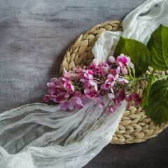 Pink Faux Lilac Stem Spray