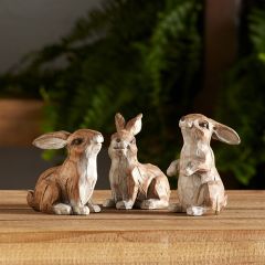 Playful Bunny Figure Set of 6