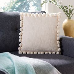 Playful Pom Pom Accent Pillow