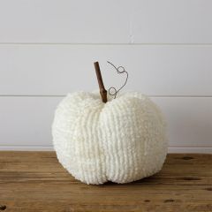 Plush Fabric Pumpkin 9 Inch