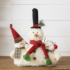 Plushy Snowman Family