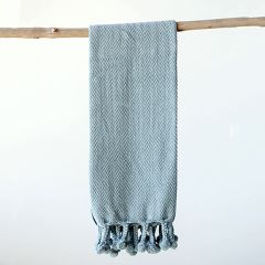 Pom Pom Throw Blanket