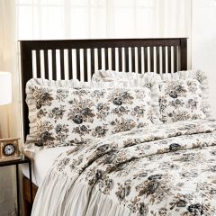 Portabella Floral Ruffled Sham King