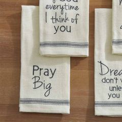Pray Big Farmhouse Dish Towel