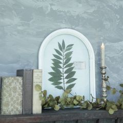 Pressed Fern Arched Frame Wall Art