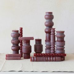 Pretty in Pinot Totem Pillar Candle