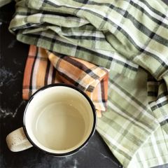 Pretty in Plaid Patterned Kitchen Towels Set of 3