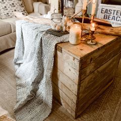 Pretty Paisley Block Print Kantha Stitch Throw Blanket