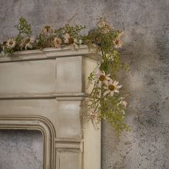 Pretty Pale Pink Faux Wildflower Garland