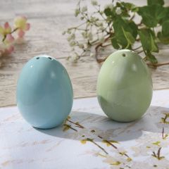 Pretty Pastel Eggs Salt and Pepper Shaker Set