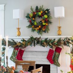 Pretty Pineapple Buffet Lamp