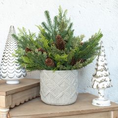 Pretty Pinecones Mixed Cedar Bush Stem