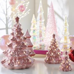 Pretty Pink Lighted Tree
