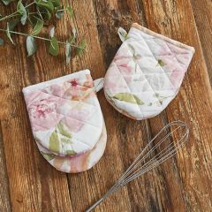Pretty Rose Mini Mitt Set of 2