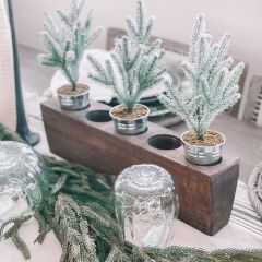 Primitive 5 Hole Sugar Mold Candleholder