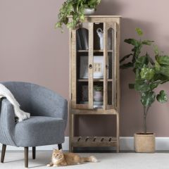 Primitive Accents 2 Door Display Cabinet