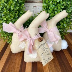 Primitive Bunny Mini Pillow Bowl Filler Set of 3
