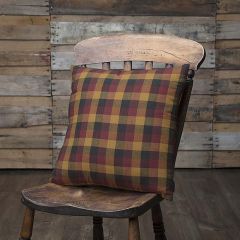 Primitive Check Farmhouse Accent Pillow