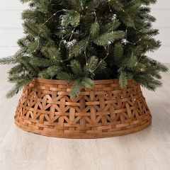 Primitive Christmas Chipwood Tree Collar