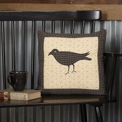 Primitive Country Crow Throw Pillow 16 Inch