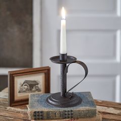 Primitive Farmhouse Chamberstick Candle Holder