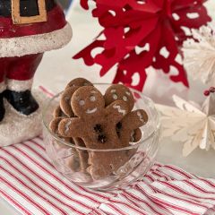 Primitive Farmhouse Decorative Gingerbread Cookies Set of 6