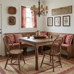 Primitive Farmhouse Reclaimed Wood Dining Table