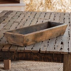 Primitive Farmhouse Wooden Trough Planter