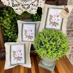 Primitive Mini Magnolia Pillow Bowl Fillers Set of 3