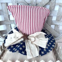 Primitive Uncle Sam Hat Tabletop Decor