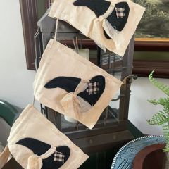 Primitive Witch Hat Halloween Garland