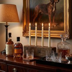 Primitive Wood Block Taper Candle Holder