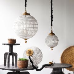 Prism Glass Globe Chandelier