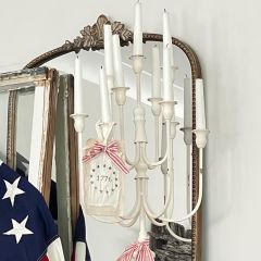 Provincial Iron Tabletop Candelabra
