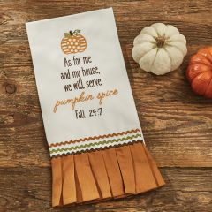 Pumpkin Spice Fall Tea Towel Set of 2