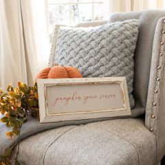Pumpkin Spice Season Tabletop Sign