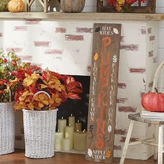 Pumpkins Wall Art Sign