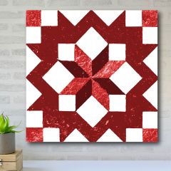 Quilt Pattern Wall Art Carpenters Star
