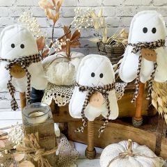 Quilted Ghost Spool Set of 3
