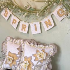 Quilted Spring Banner Garland