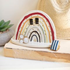 Rainbow Earring Holder Jewelry Dish