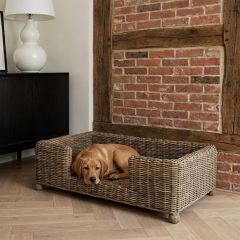 Rattan XL Dog Bed